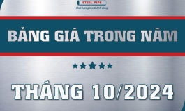 BẢNG GIÁ ỐNG THÉP SÀI GÒN THÁNG 10/2024