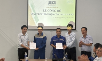 Công Ty Cổ Phần Ống Thép Sài Gòn Trang Trọng Tổ Chức Lễ Bổ Nhiệm Nhân Sự Mới