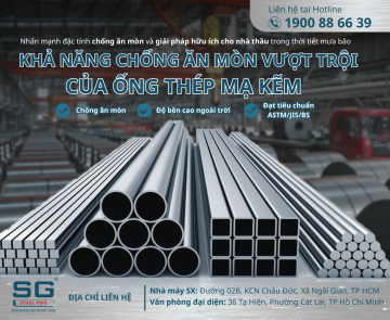 Khả Năng Chống Ăn Mòn Của Ống Thép Mạ Kẽm – Yếu Tố Quyết Định Tuổi Thọ Công Trình