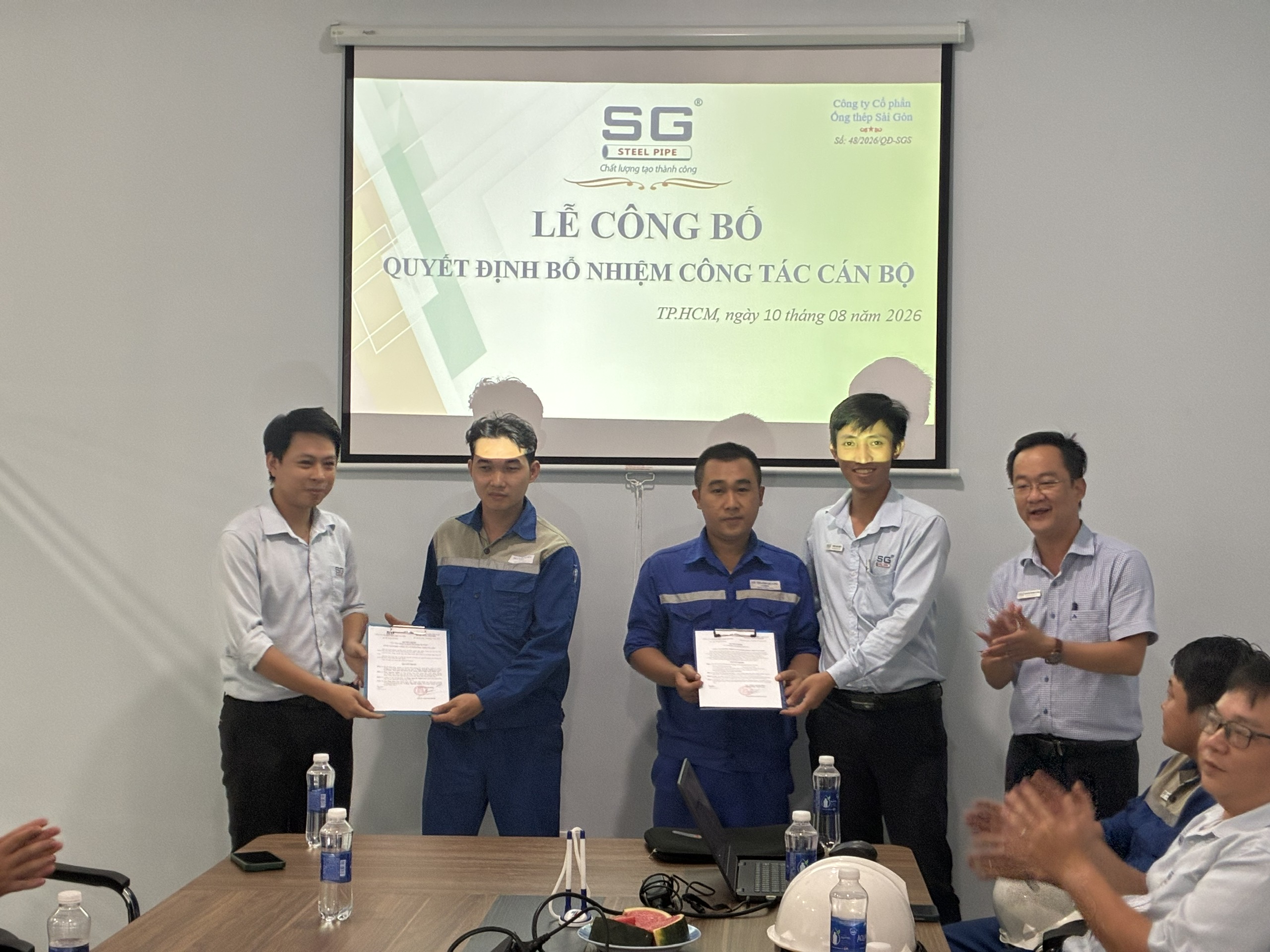 Công bố & bổ nhiệm nhân sự mới